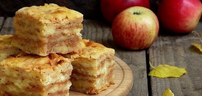 Рецепт приготовления пирога с яблоками на Рецепты-Хозяйки.рф